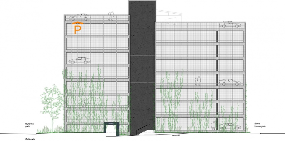 sangbergparking facility g2 aalborg eastern harbour by sangberg