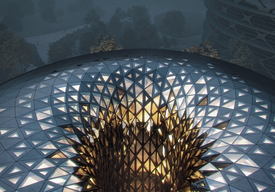 unicorn island masterplan first building nears completion zaha hadid architects