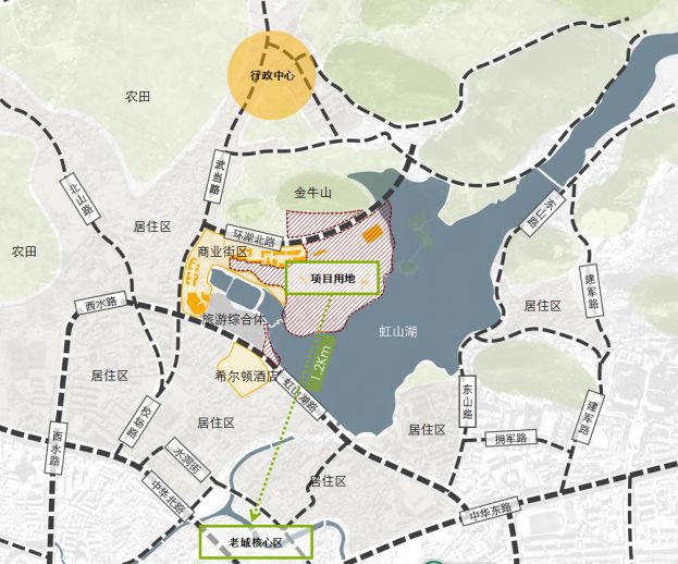 anshun hongshan lake civil park china by la design