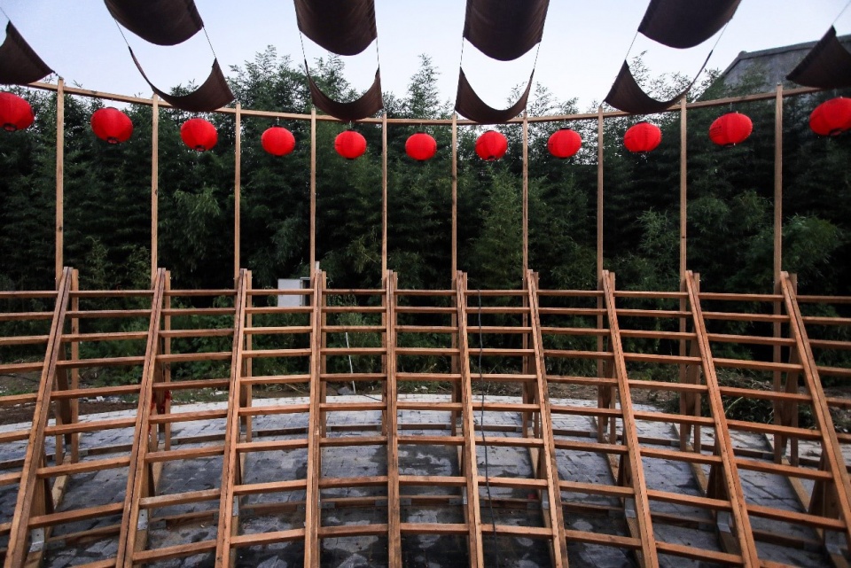 ladder party theater china by shandong jianzhu university china culture university