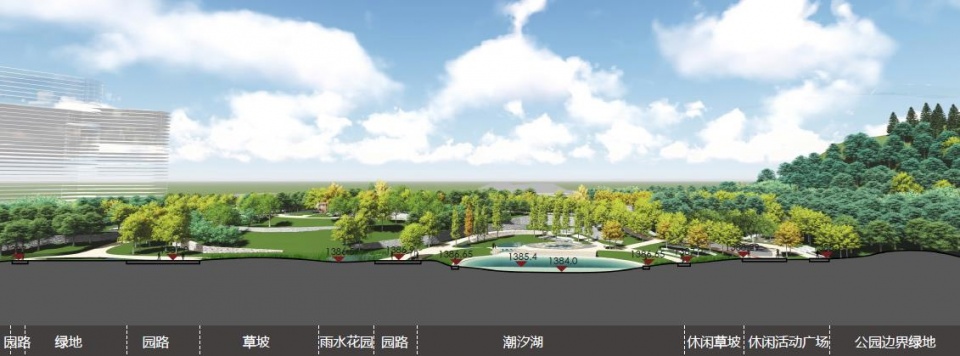 anshun hongshan lake civil park china by la design