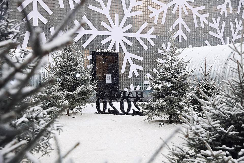 harmay white winter landscape installation china by ramoprimo