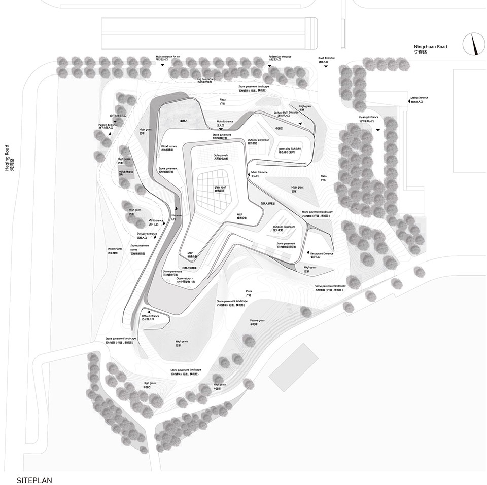 ningbo urban planning exhibition center china by playze schmidhuber