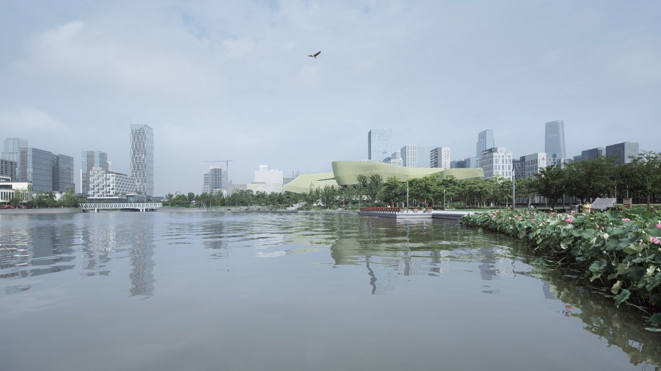 ningbo urban planning exhibition center china by playze schmidhuber