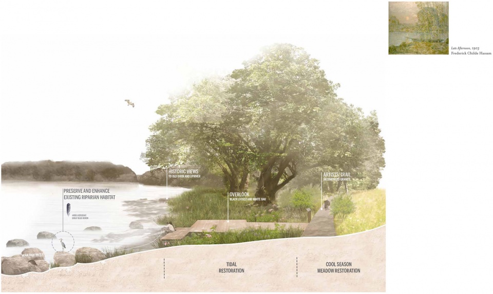 2019 asla analysis and planning award of honor florence griswold museum the artists trail history ecology and sense of place by stimson