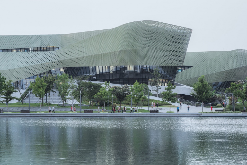 ningbo urban planning exhibition center china by playze schmidhuber