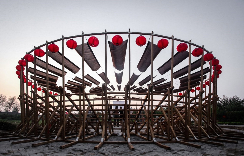 ladder party theater china by shandong jianzhu university china culture university