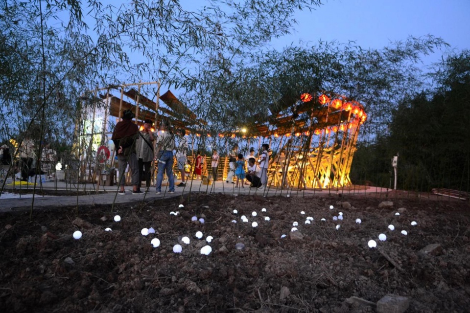 ladder party theater china by shandong jianzhu university china culture university