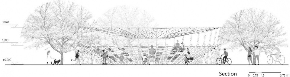 ladder party theater china by shandong jianzhu university china culture university