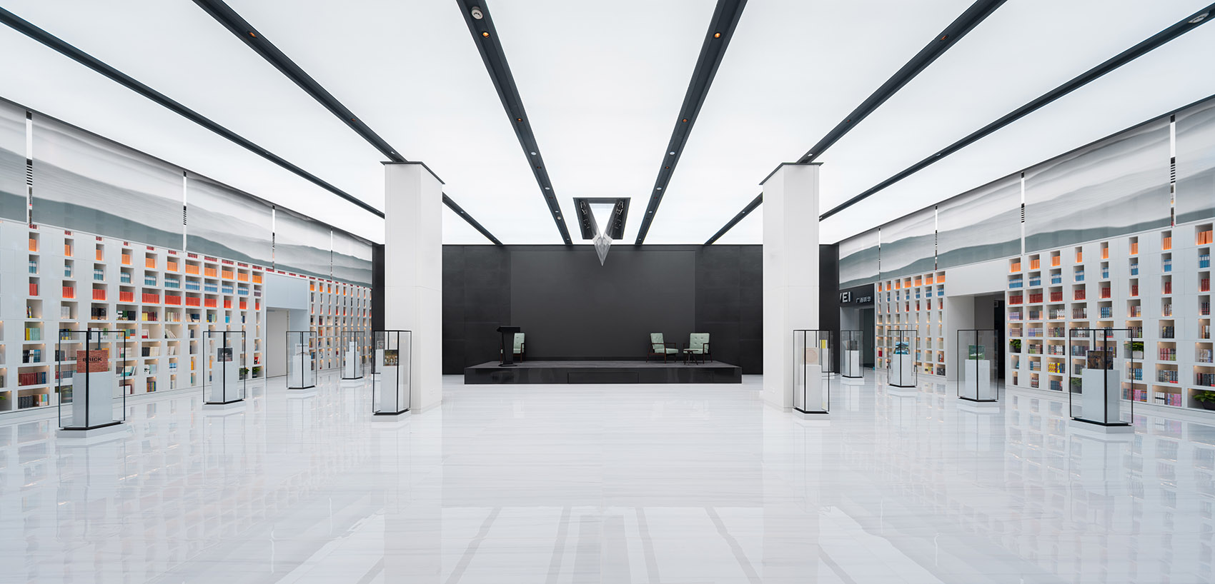 Hubei Foreign Language Bookstore, China by Wutopia Lab 谷德设计网