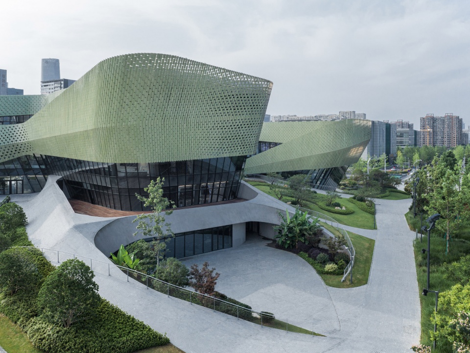 ningbo urban planning exhibition center china by playze schmidhuber