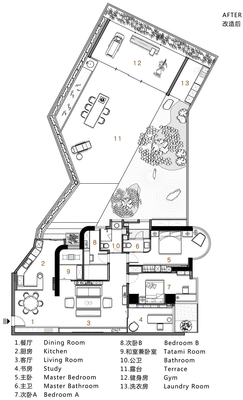a place where dreams begin a transformation of an old apartment china by jingu phoenix space planning organization
