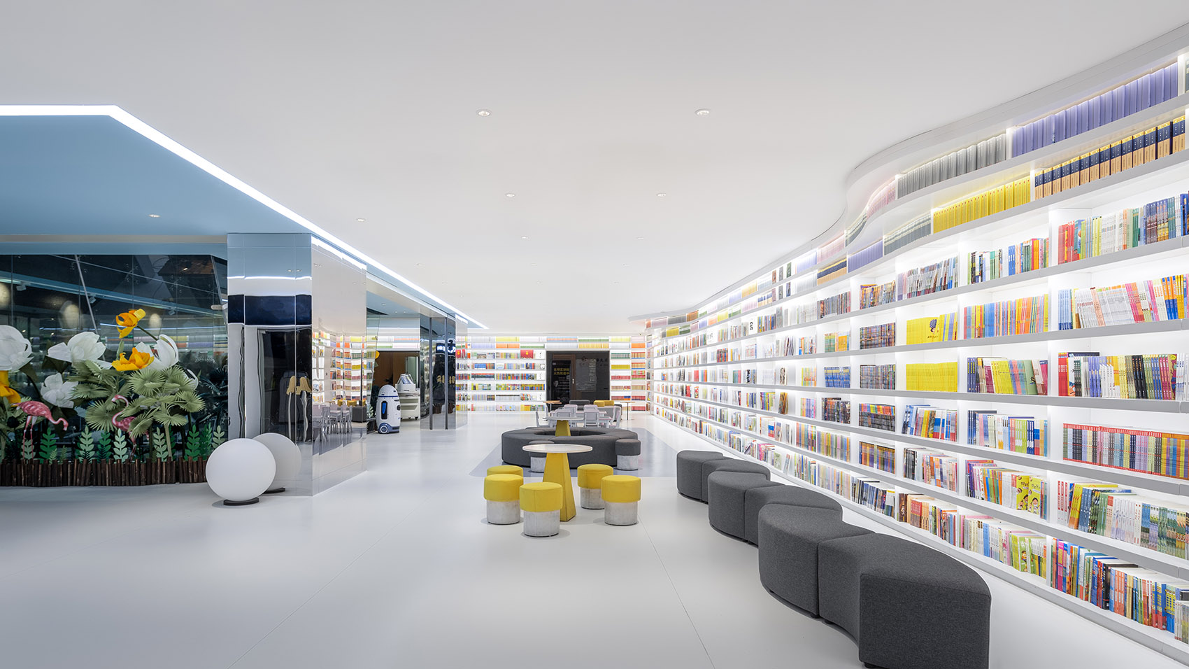 Hubei Foreign Language Bookstore, China by Wutopia Lab 谷德设计网