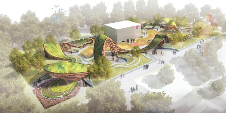 design of qinsen enterprise exhibition garden for 2019 beijing world horticultural exposition china by shanghai qinsen garden co ltd plan...