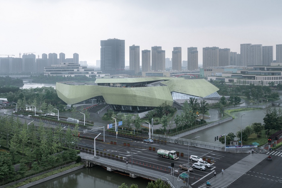 ningbo urban planning exhibition center china by playze schmidhuber