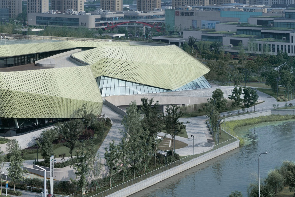 ningbo urban planning exhibition center china by playze schmidhuber