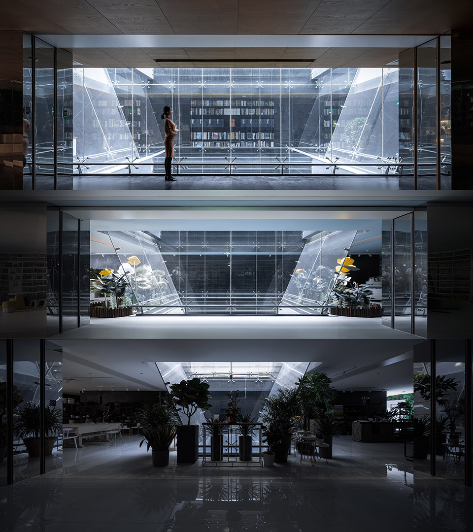 Hubei Foreign Language Bookstore, China by Wutopia Lab 谷德设计网