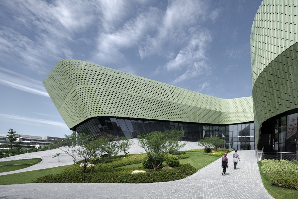 ningbo urban planning exhibition center china by playze schmidhuber