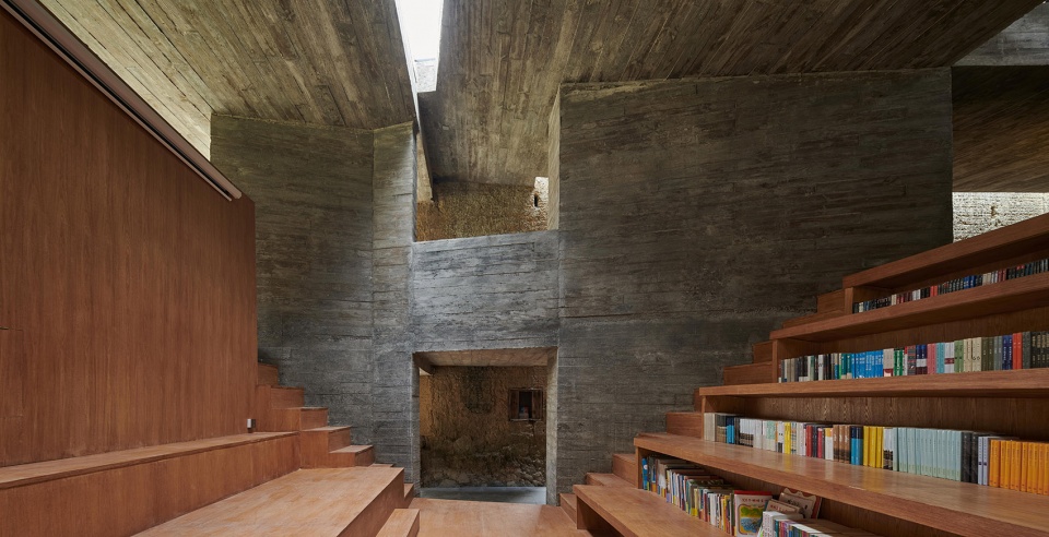 xiadi paddy field bookstore of librairie avant garde china by tao