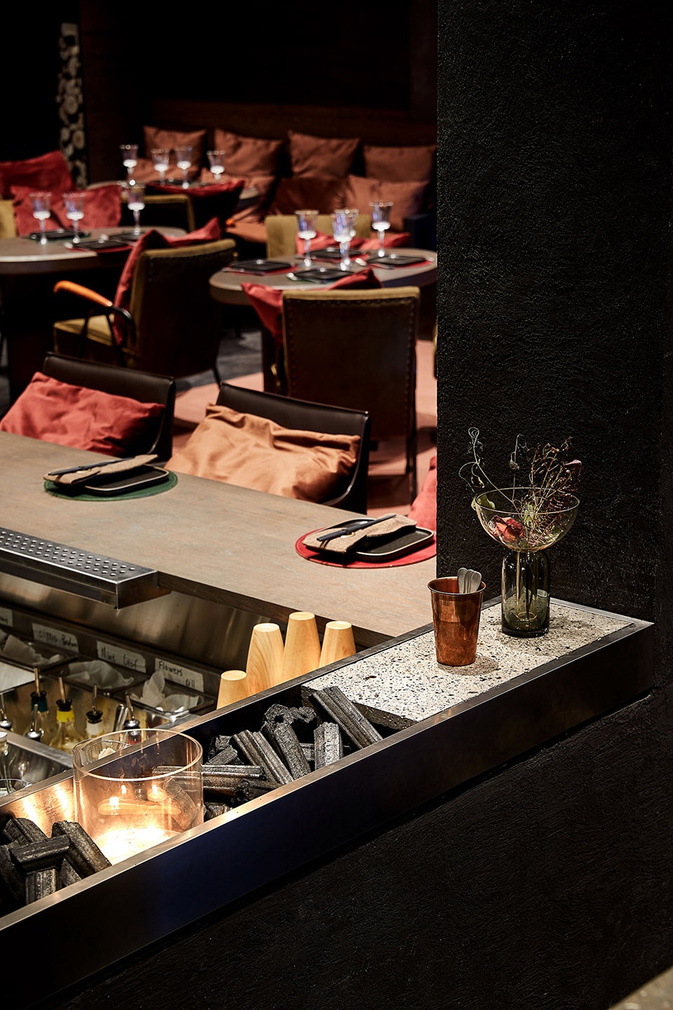 charcohol restaurant cocktail bar china by studio8