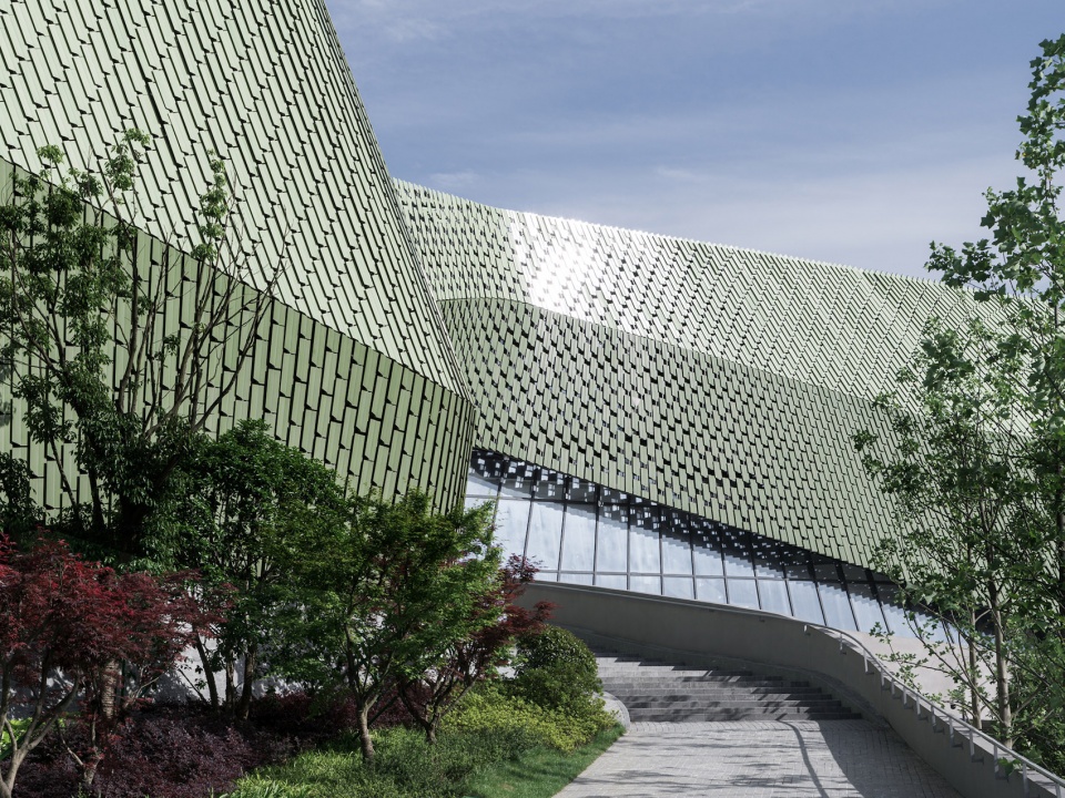 ningbo urban planning exhibition center china by playze schmidhuber