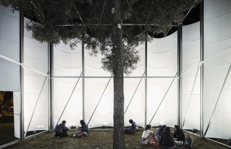 green village pavilion in lollapalooza by urzua soler arquitectos felipe alarcon arquitecto