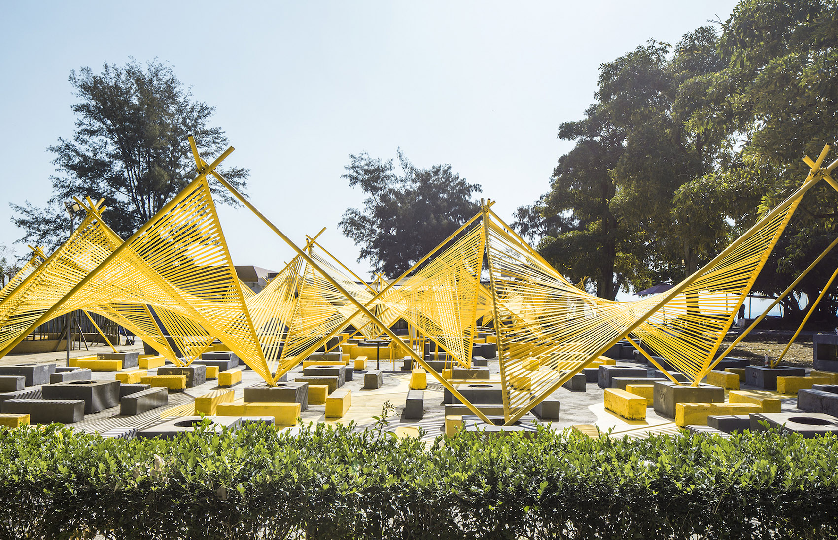 "篝火"空间装置,深圳 / mat超级建筑事务所 - 谷德设计网