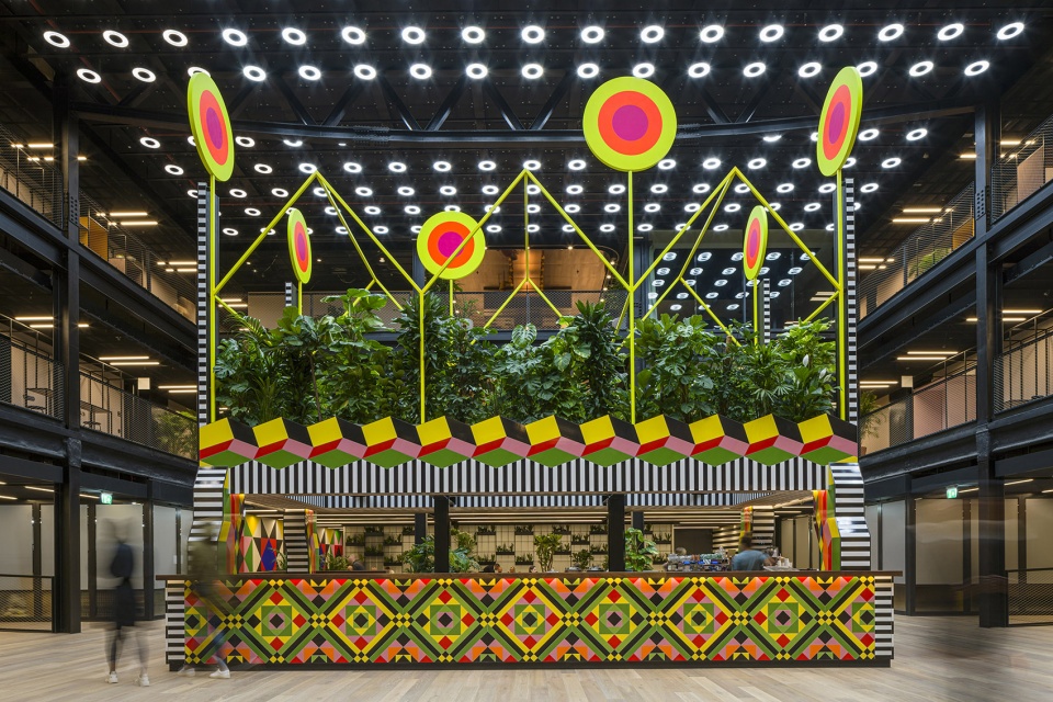 atoll permanent installation by morag myerscough