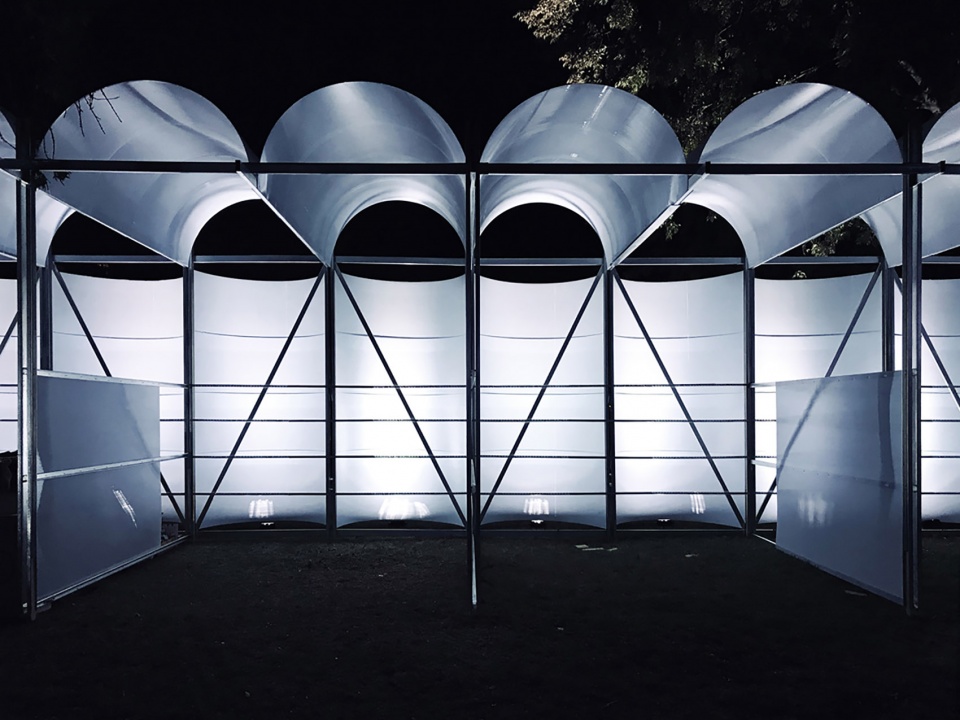 green village pavilion in lollapalooza by urzua soler arquitectos felipe alarcon arquitecto