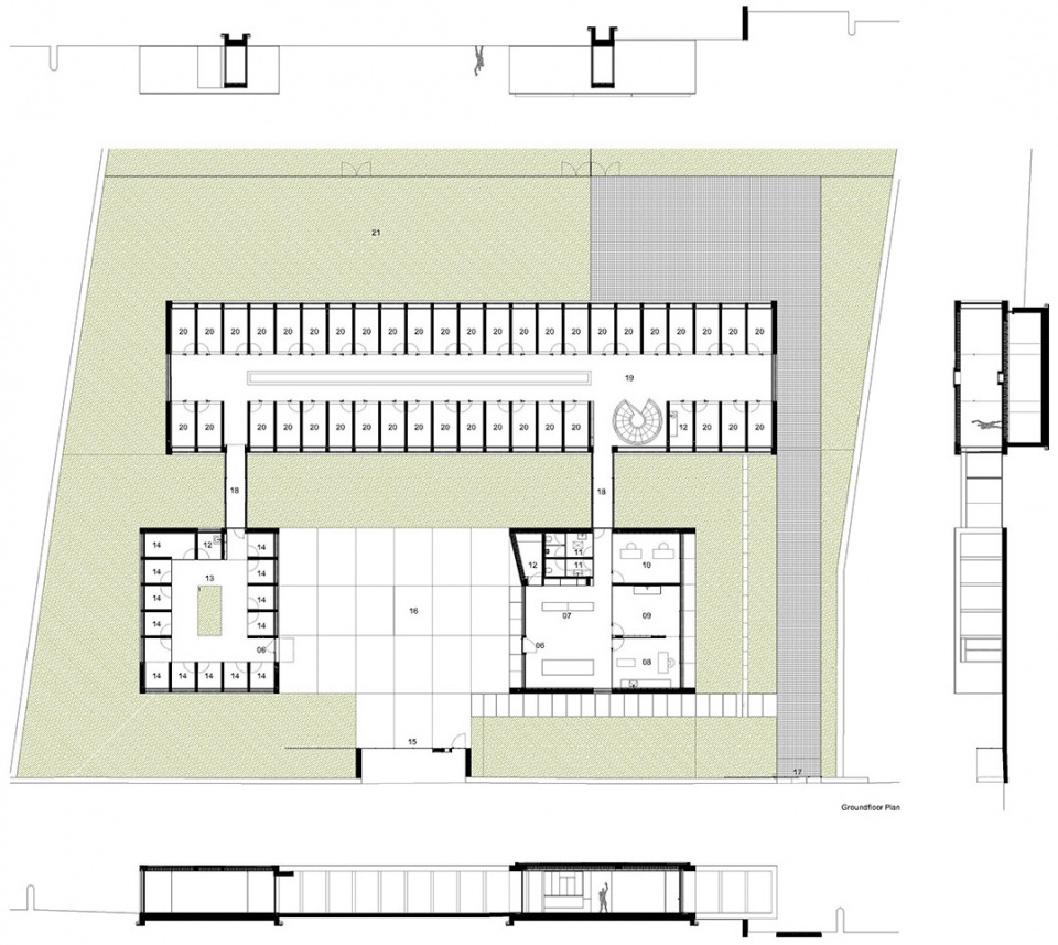 canine feline hotel by raulino silva arquitecto