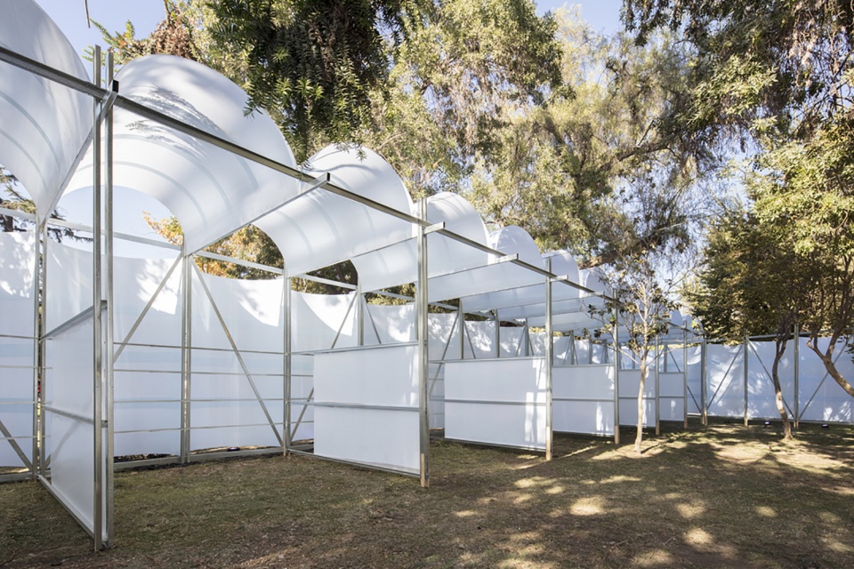 green village pavilion in lollapalooza by urzua soler arquitectos felipe alarcon arquitecto