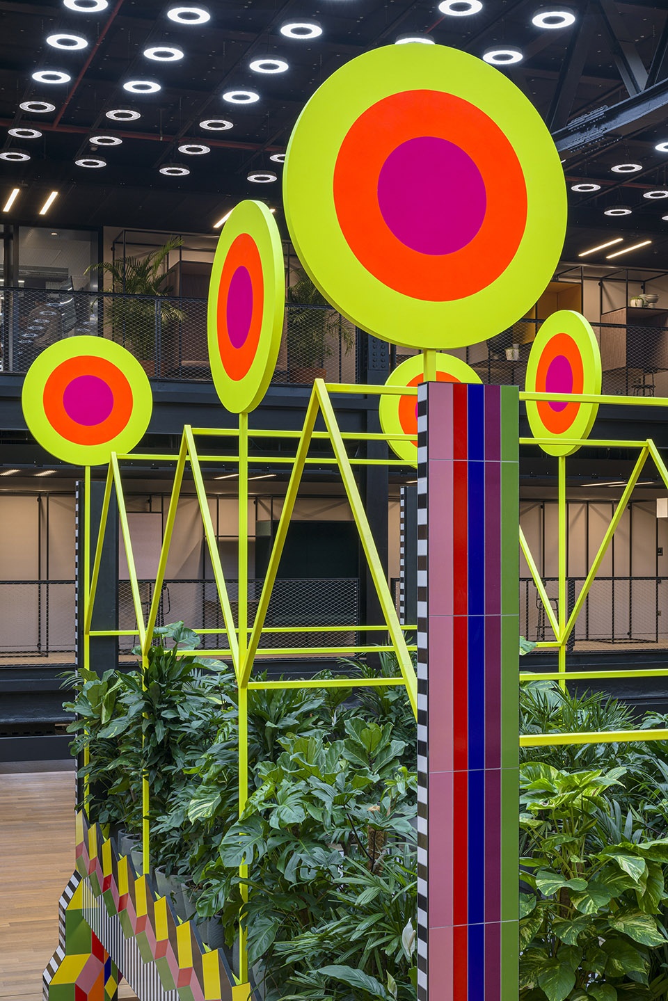 atoll permanent installation by morag myerscough