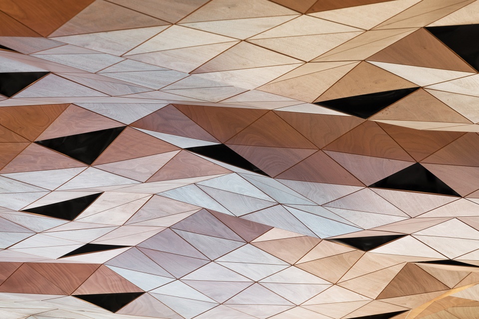 wood skin covers the dome and walls of the new assembly hall of the united nations palace in geneva