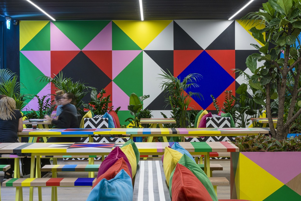 atoll permanent installation by morag myerscough