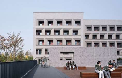 简而不凡 - 杭州第二中学钱江校区学生宿舍楼 / 浙江大学建筑设计研究院有限公司