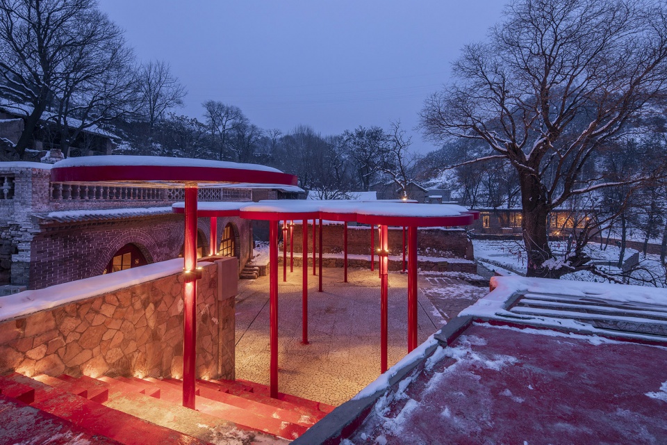 threshing ground under the big locust tree china by 3andwich deisgn hewei studio