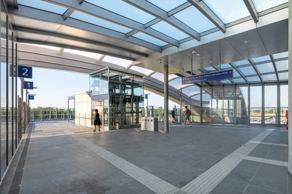 train station aspern vienna by zechner zechner zt gmbh