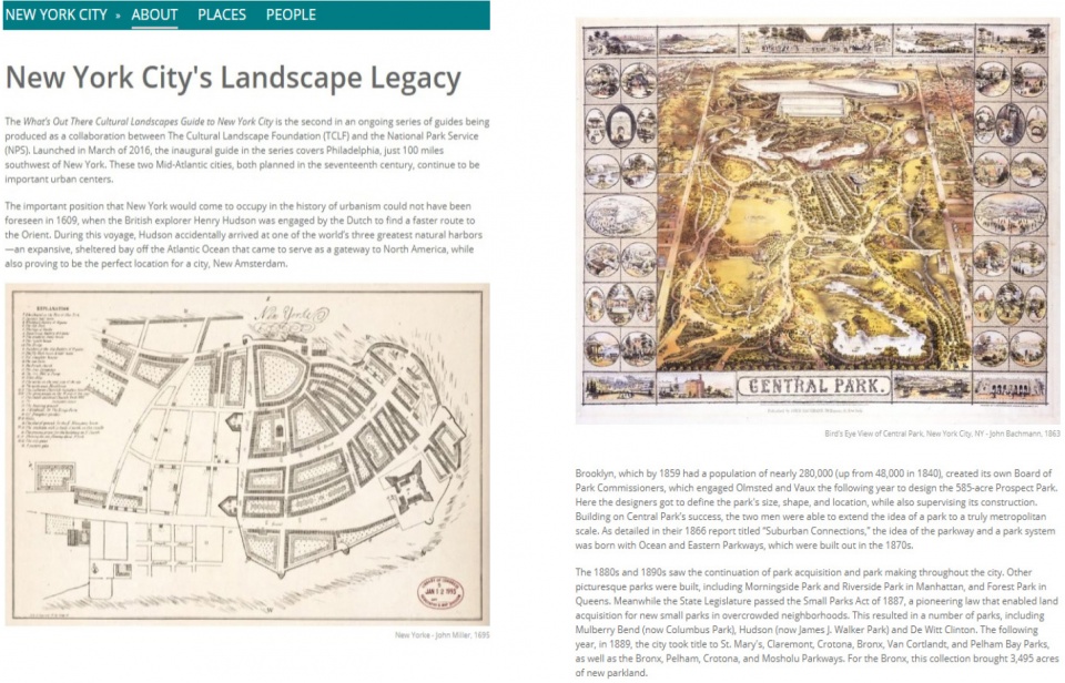 2019 asla communications award of honor whats out there cultural landscapes guides