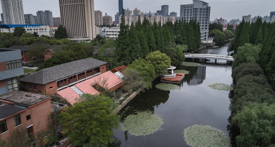 renovation project of huayu study of ecnu china by lacime landscaping
