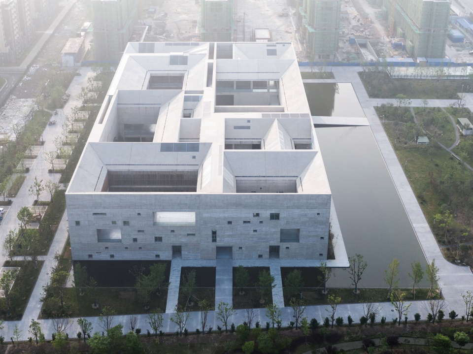 shou county culture and art center china by studio zhu pei