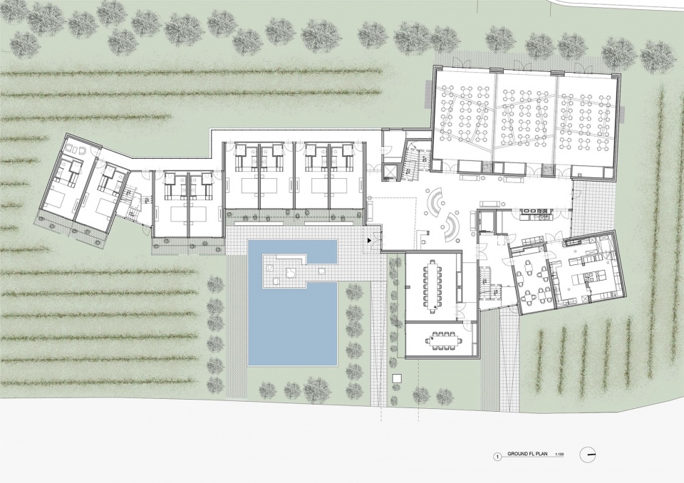 steven holl architects celebrates the groundbreaking of the hotel loisium expansion
