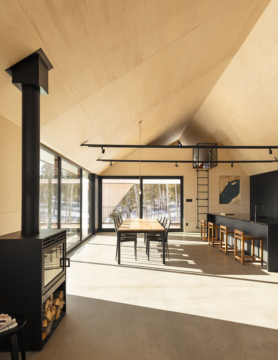 cabin a by bourgeois lechasseur architects