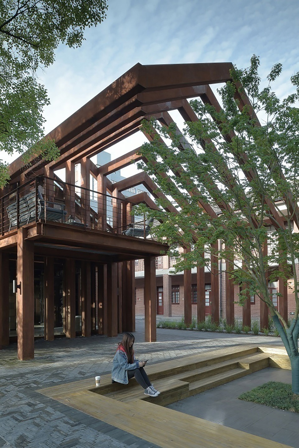 renovation project of huayu study of ecnu china by lacime landscaping