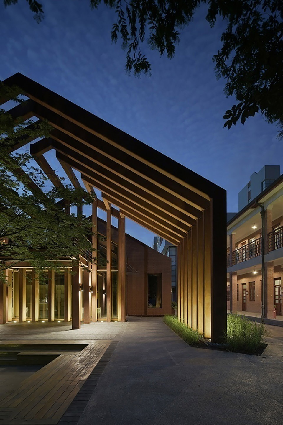 renovation project of huayu study of ecnu china by lacime landscaping