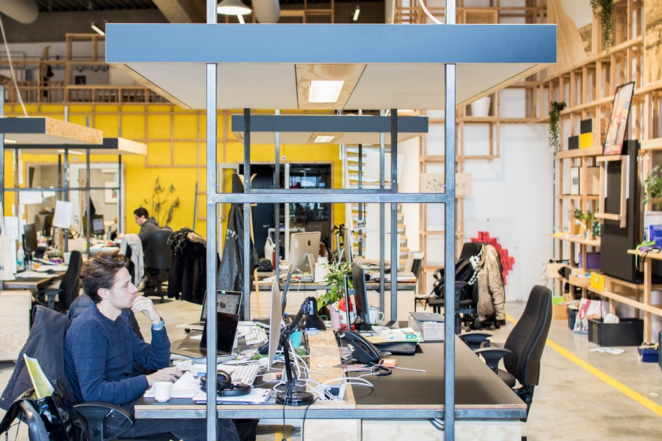 cote ouest new office by collective parenthese