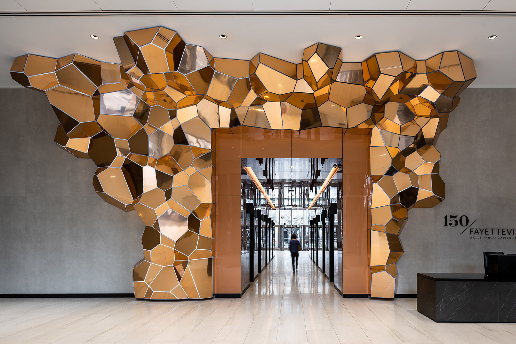 grotta aeris – 电梯厅艺术装置,美国 / softlab - 谷德设计网