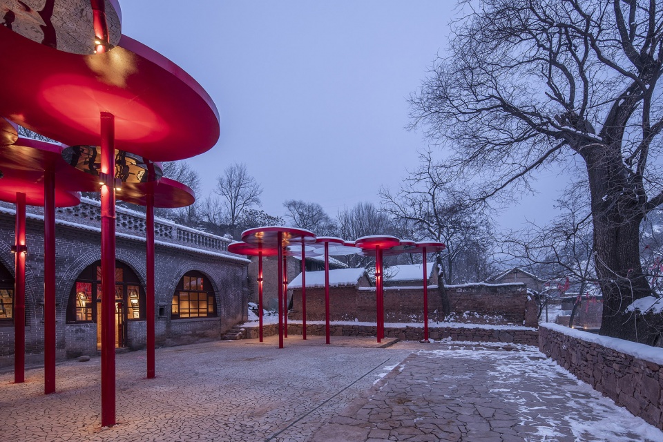 threshing ground under the big locust tree china by 3andwich deisgn hewei studio
