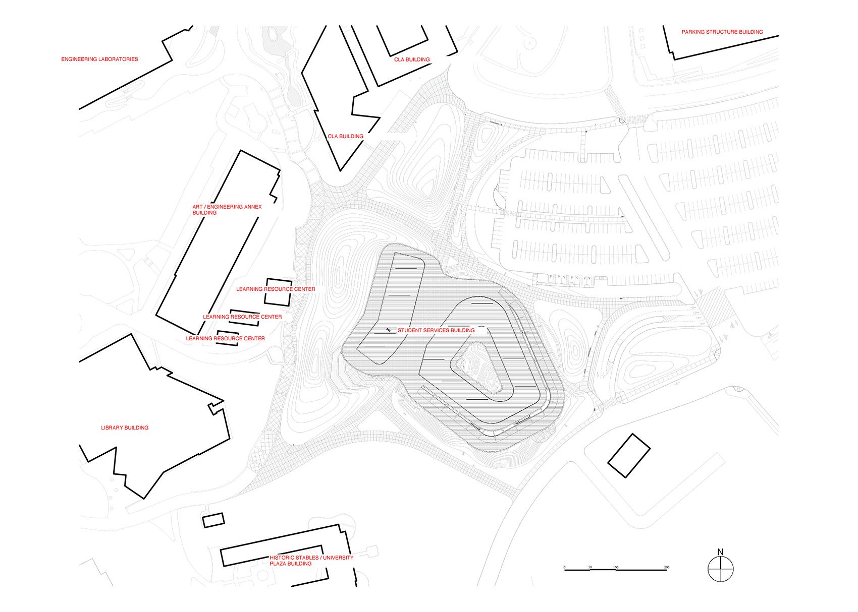Student Services Building at California State Polytechnic University
