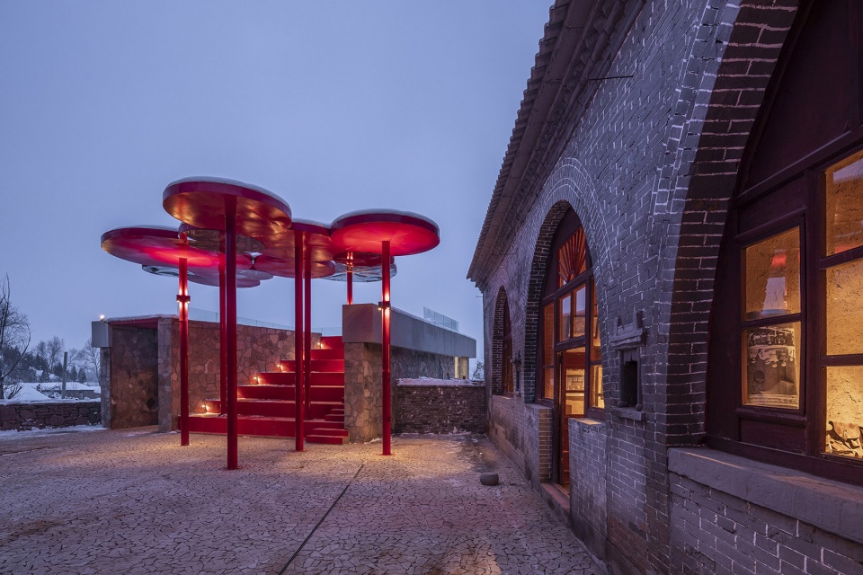 threshing ground under the big locust tree china by 3andwich deisgn hewei studio