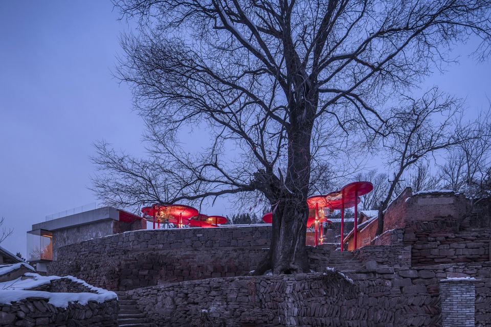 threshing ground under the big locust tree china by 3andwich deisgn hewei studio